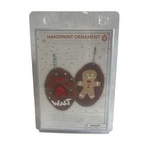 Handprint Ornament Kit DIY‎ Craft Holiday Keepsake Gift New